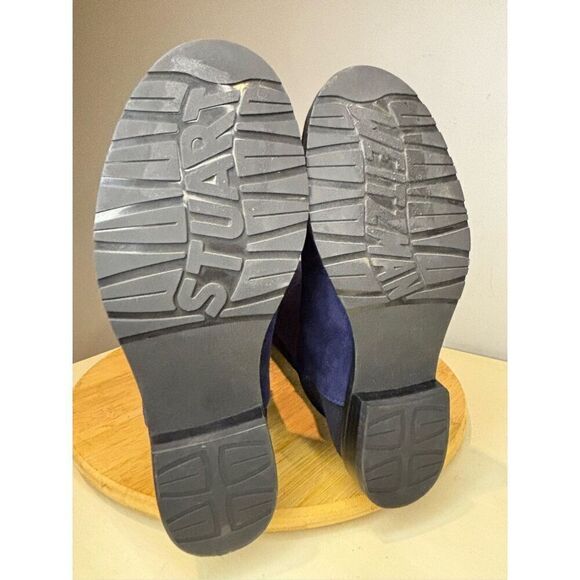 Stuart Weitzman Women's S251823 Suede Over The Knee‎ 5050 Boots Blue Sz 4.5M - Picture 6 of 8